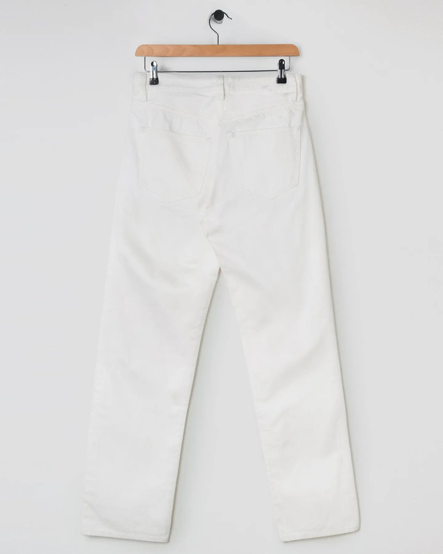 5 Pocket Regular-Fit Denim Jean White