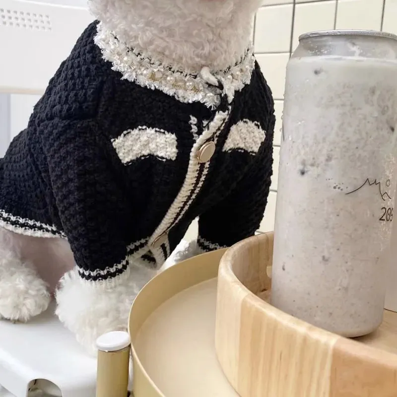 [Best for IG TT] Pet Sweater Luxury Design Cardigan for Dogs and Cats