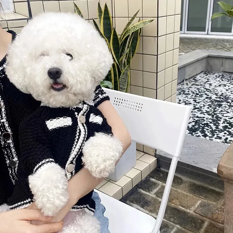 [Best for IG TT] Pet Sweater Luxury Design Cardigan for Dogs and Cats