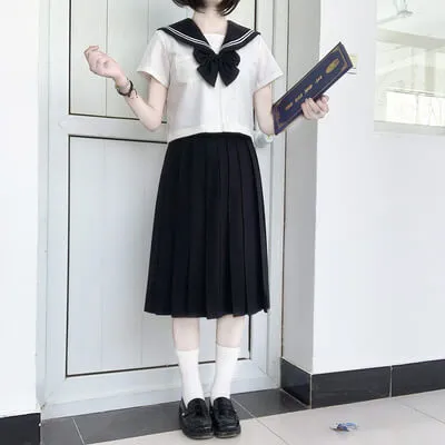 [Black White] JK bad sailor girl uniform set