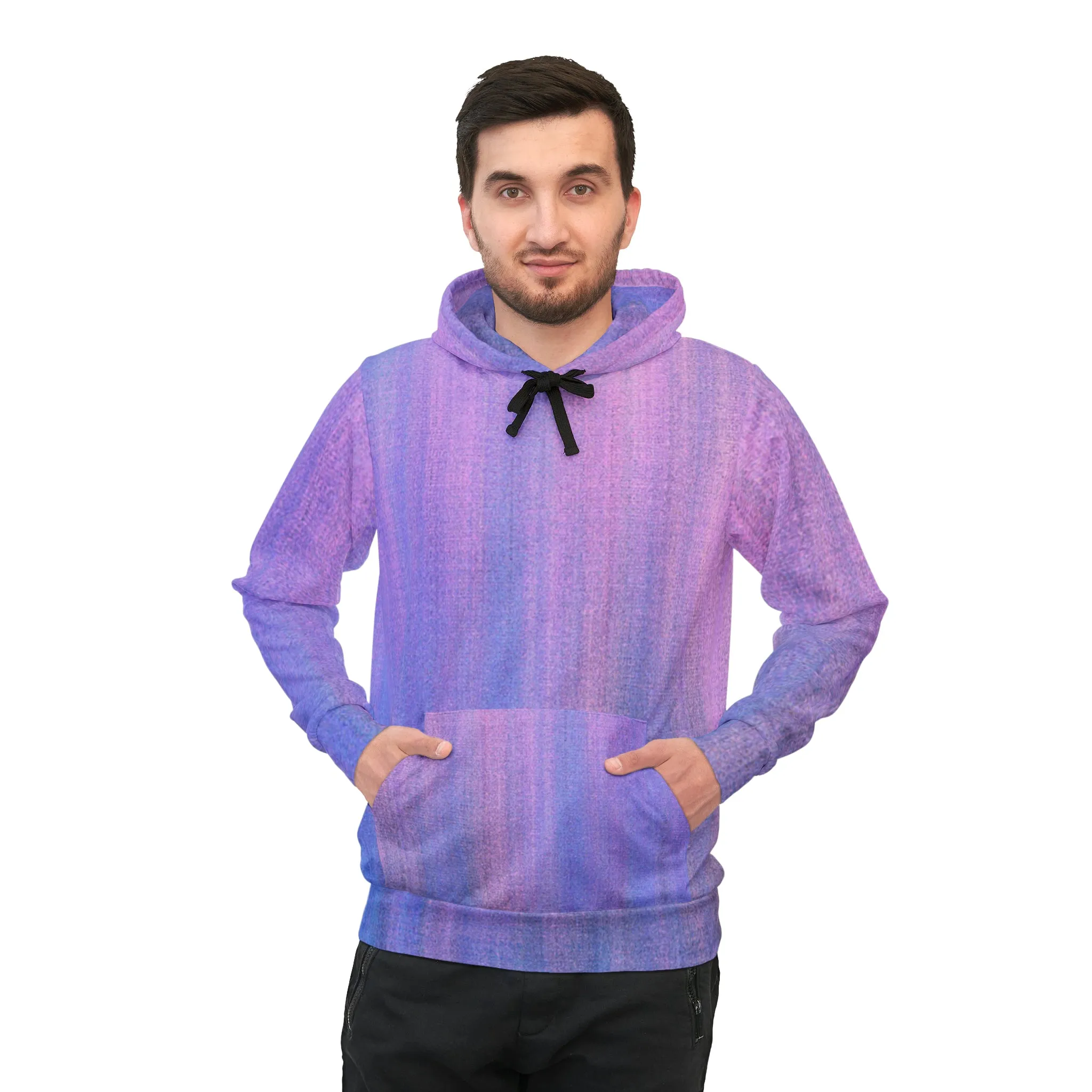 Blue & Purple Metalic - Inovax Athletic Hoodie