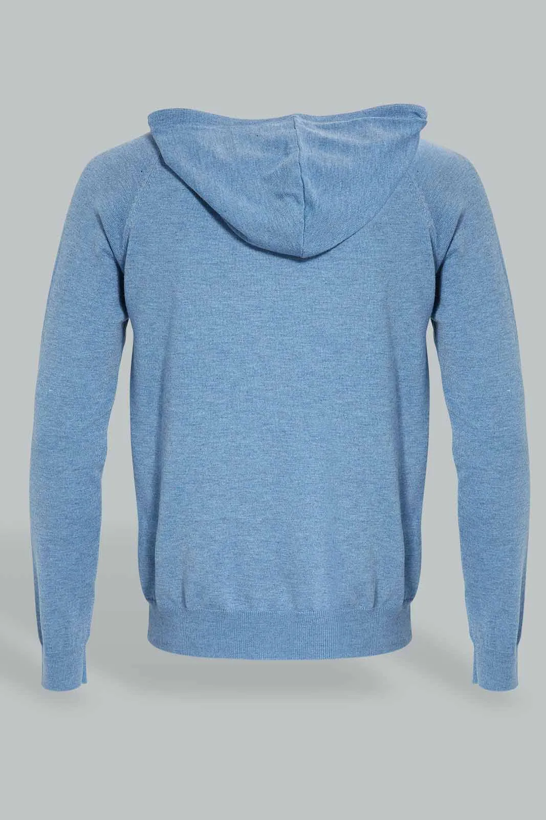 Blue Hooded Sweater