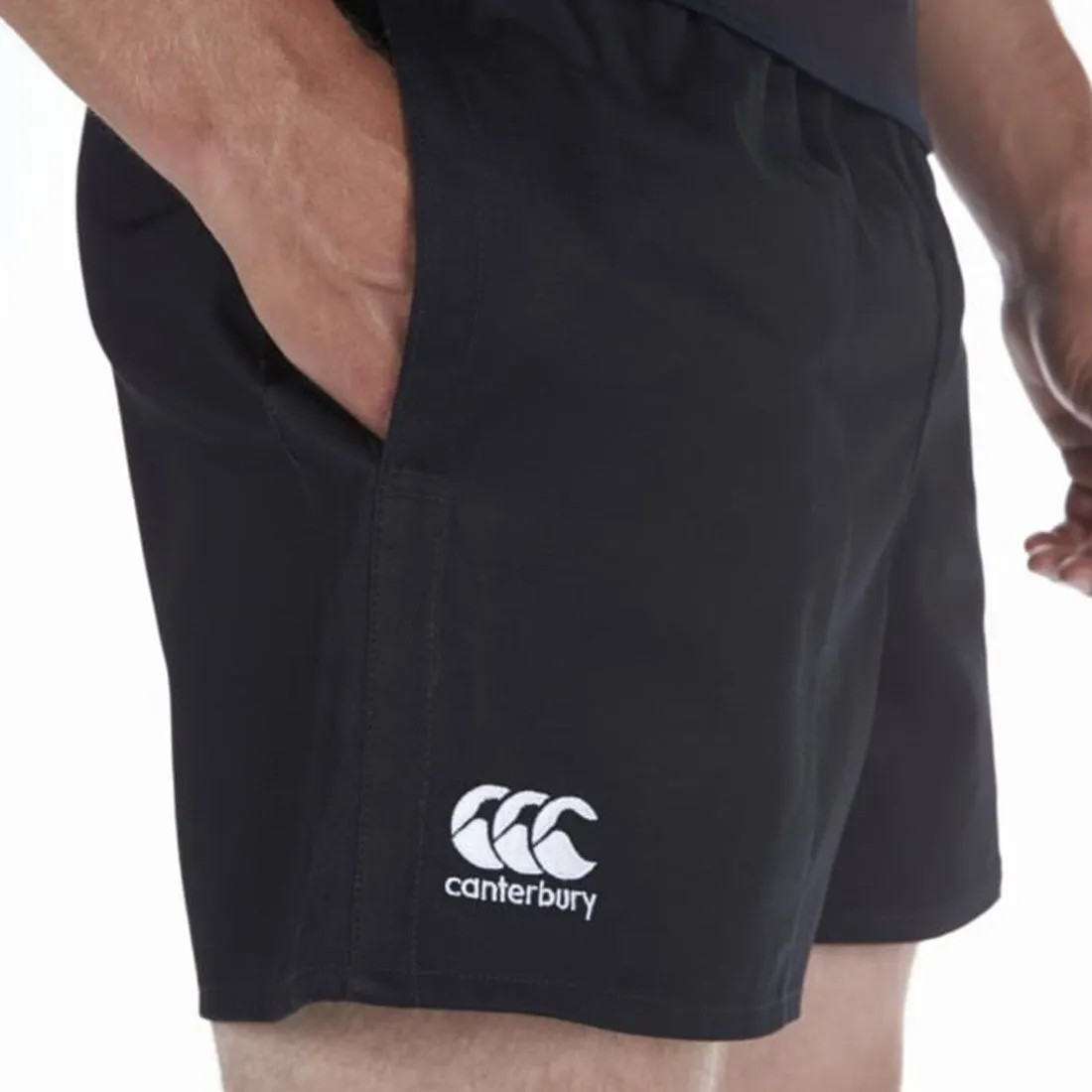 CANTERBURY PROFESSIONAL MEN'S COTTON SHORT BLACK