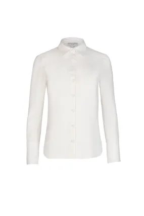 Classic Button Down Blouse - Ivory