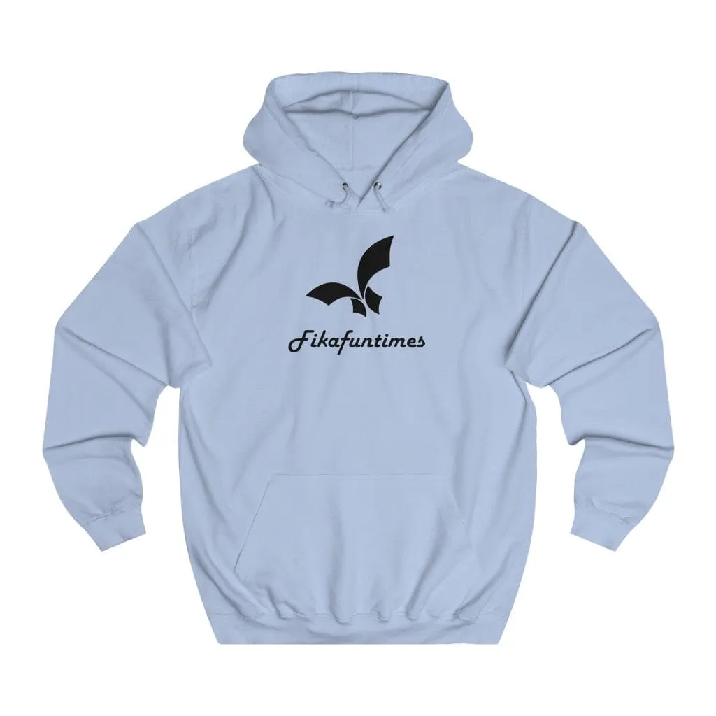 College Unisex Print Fikafuntimes Hoodie