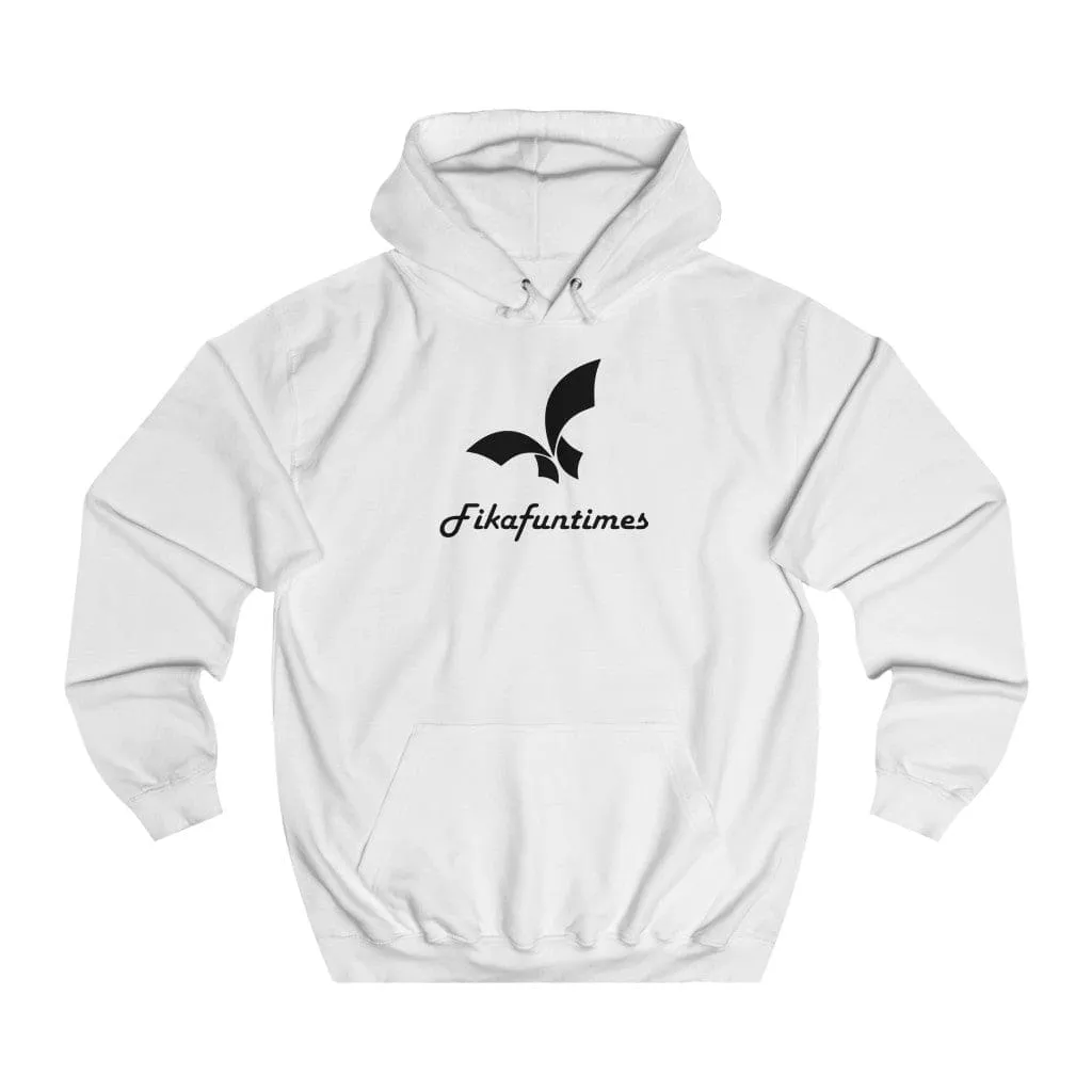 College Unisex Print Fikafuntimes Hoodie