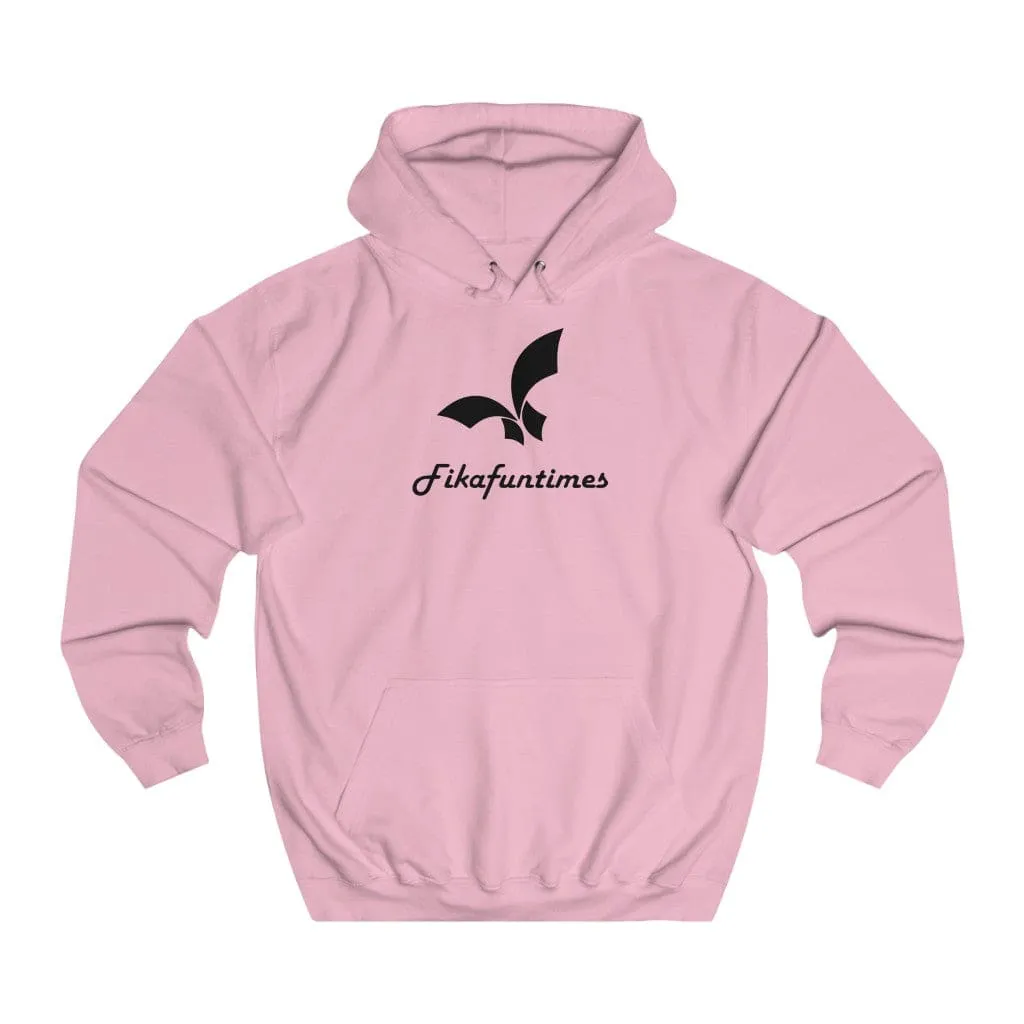 College Unisex Print Fikafuntimes Hoodie