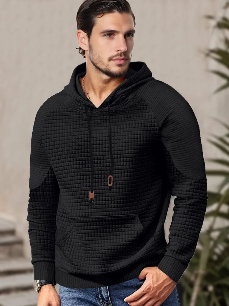 Comfy Relaxed Fit Waffle Hoodie