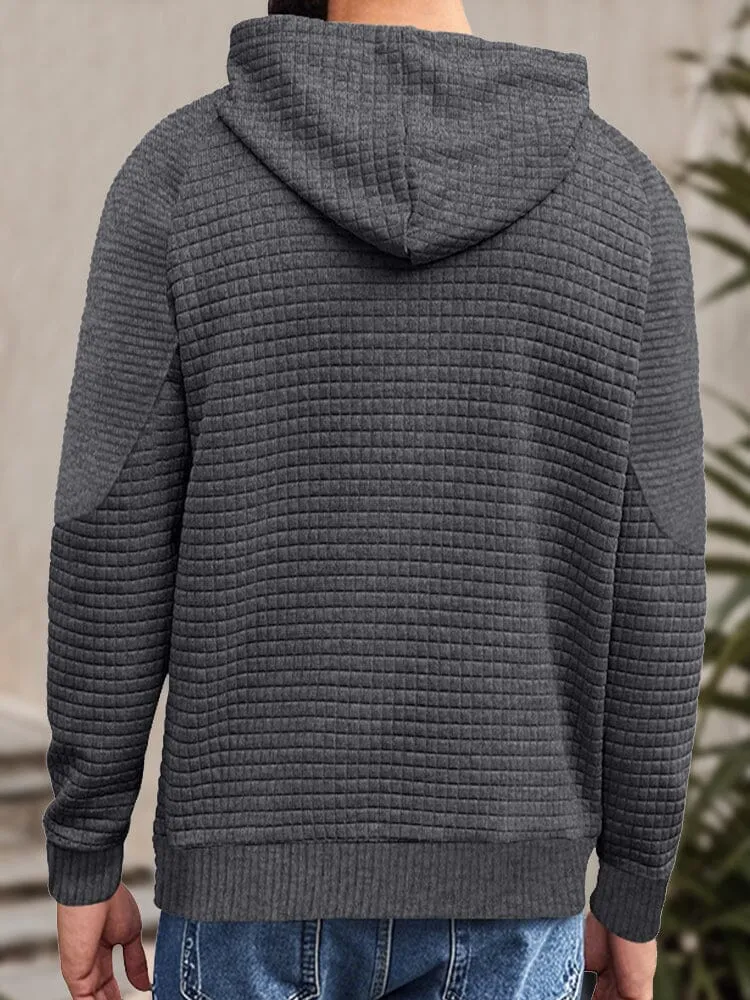 Comfy Relaxed Fit Waffle Hoodie