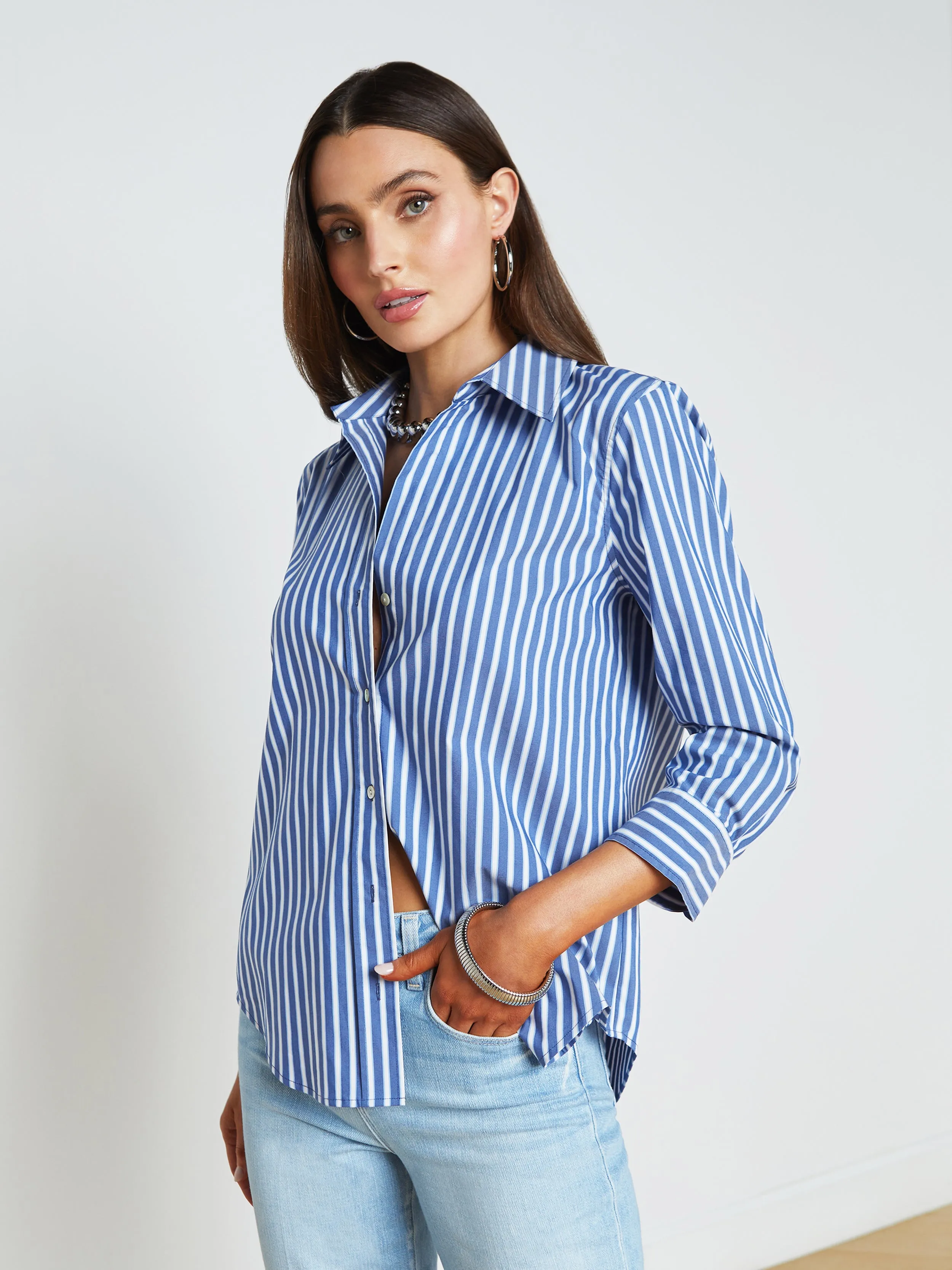 Daniella Striped Blouse