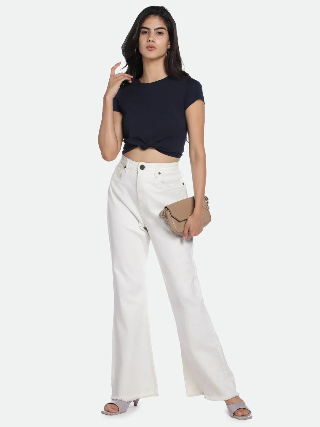 DL Woman Bootcut High-Rise Clean Look Stretchable Jeans