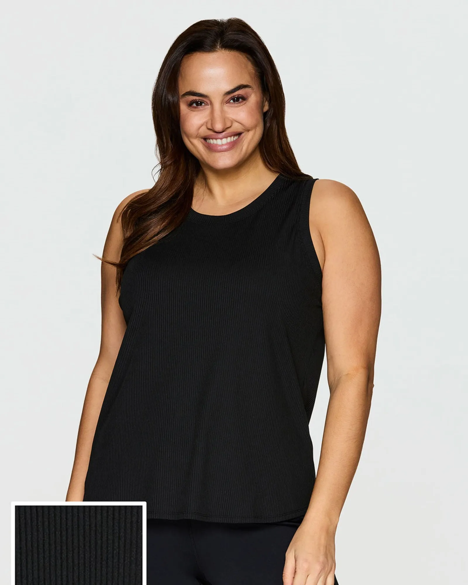 Everyday Ribbed Tank | Black