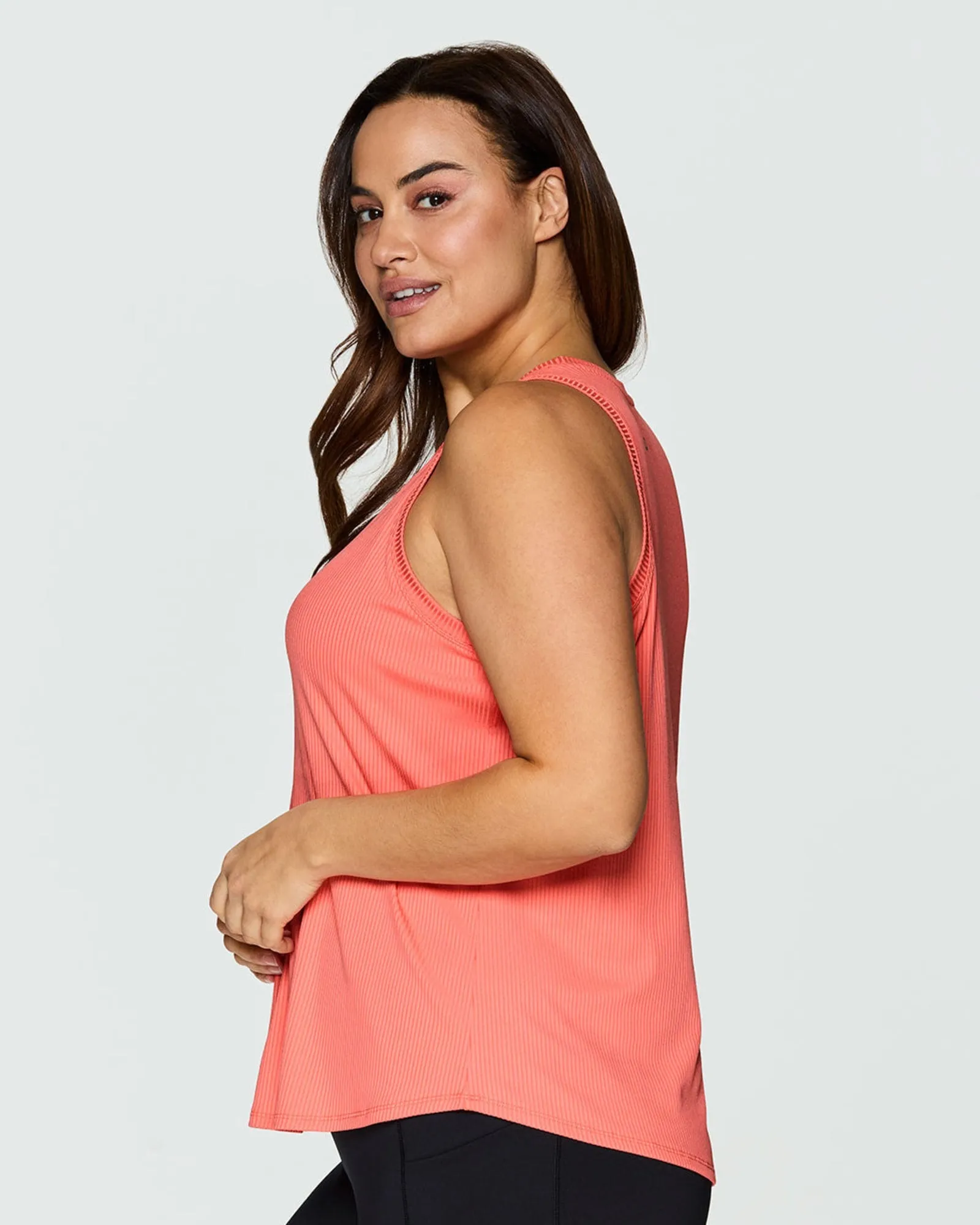 Everyday Ribbed Tank | Coral