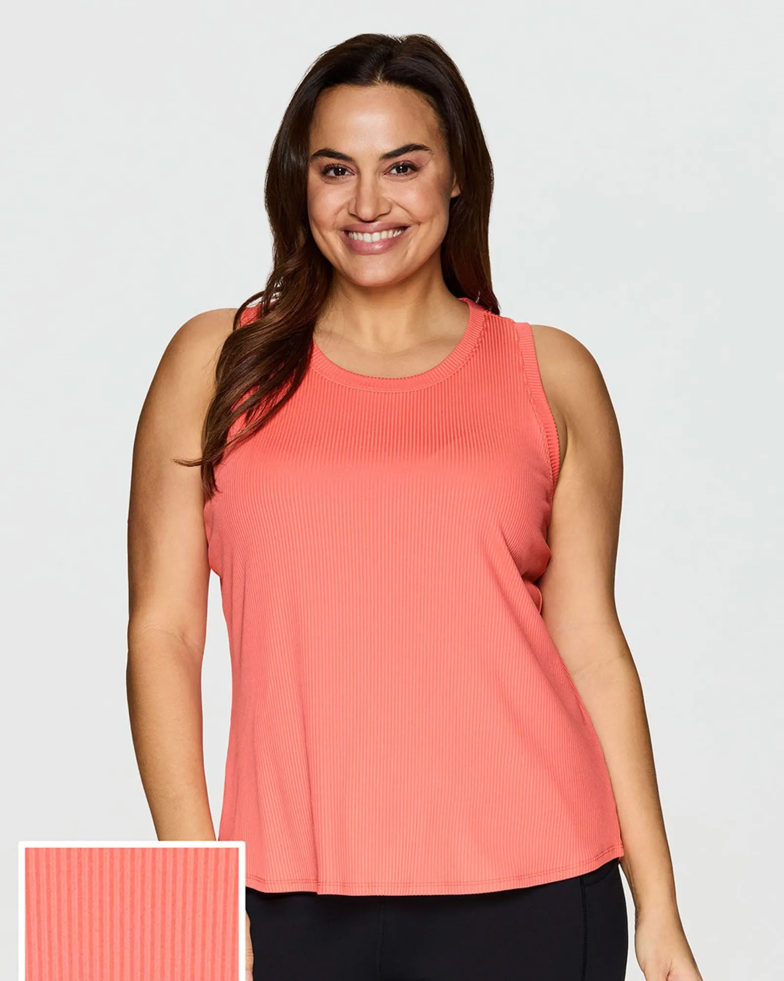 Everyday Ribbed Tank | Coral