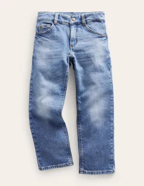 Everyday Straight Jeans-Mid Wash Denim