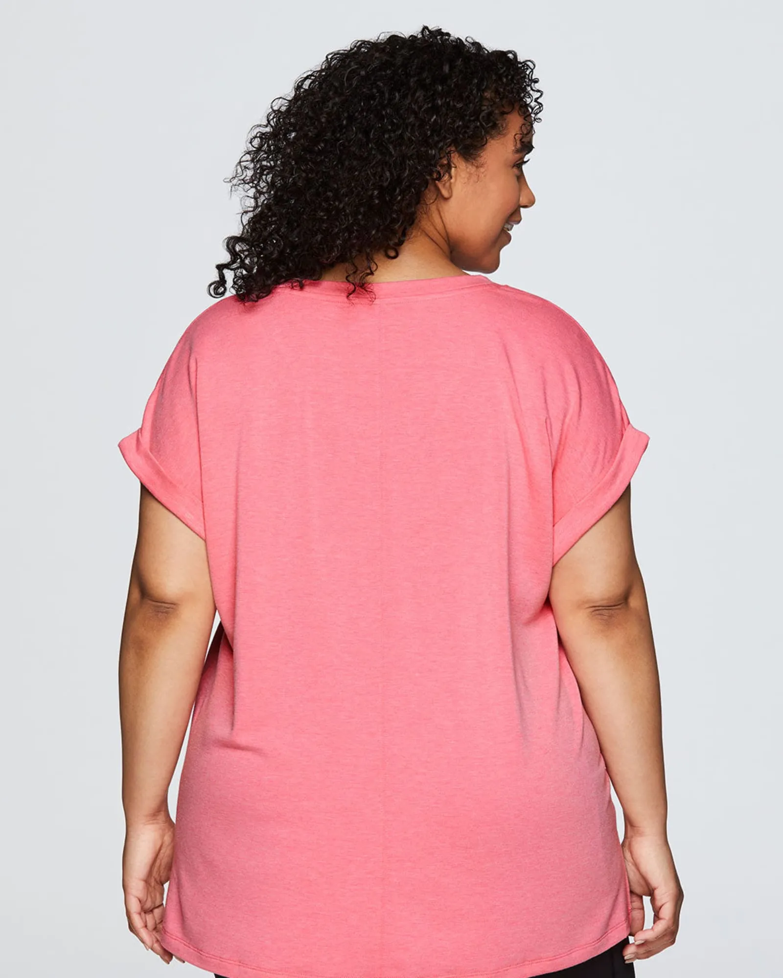 Everyday V-neck Tunic | Pink