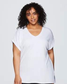 Everyday V-neck Tunic | White