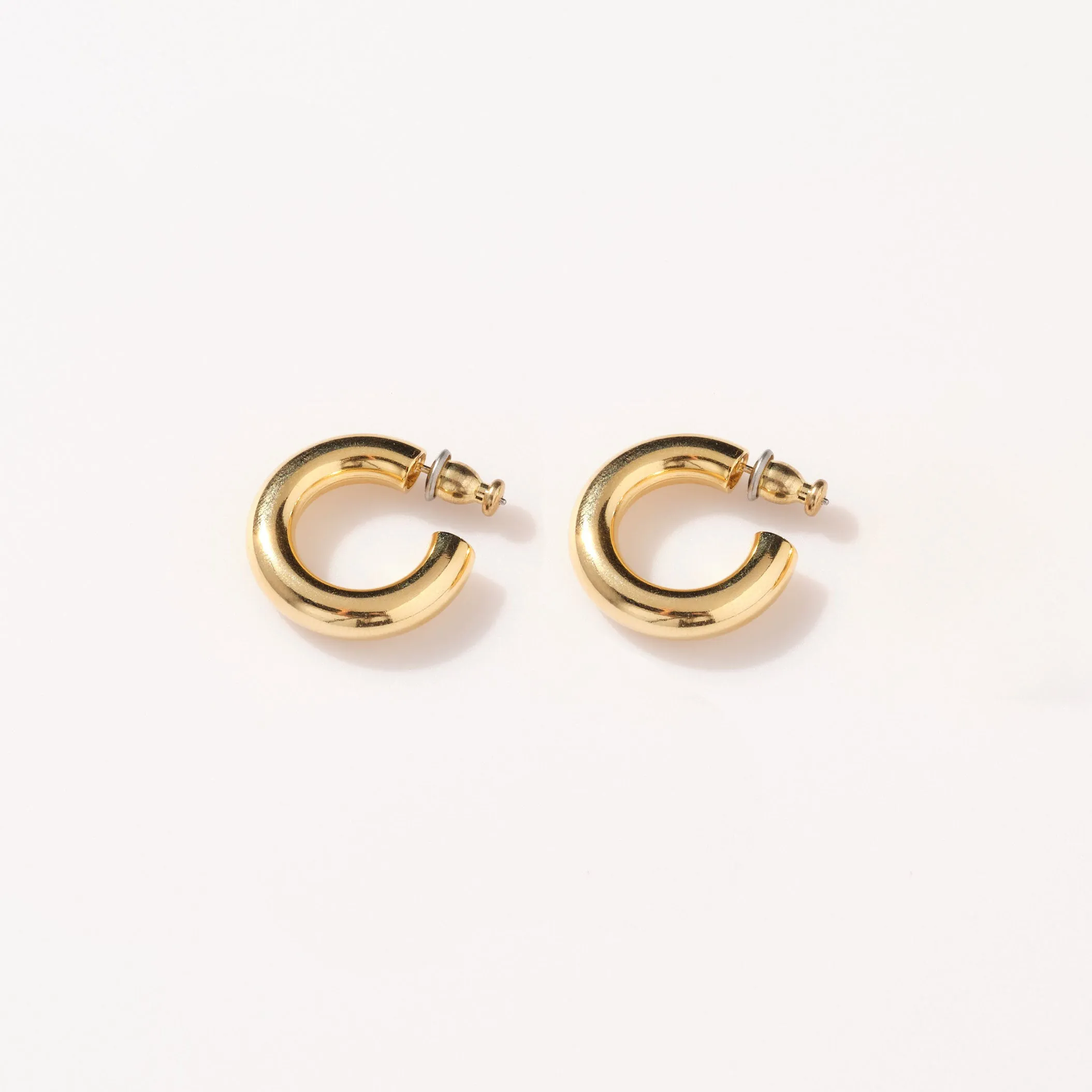 Faithy Jewels Everyday Hoop Earrings ~ 18K Gold Plated