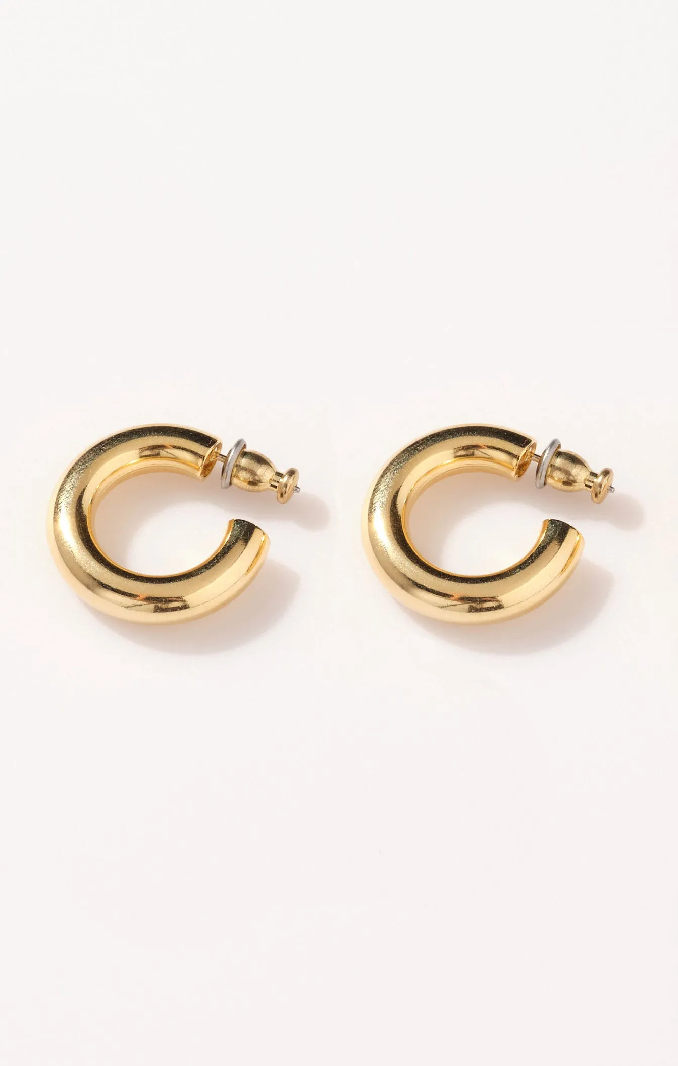 Faithy Jewels Everyday Hoop Earrings ~ 18K Gold Plated