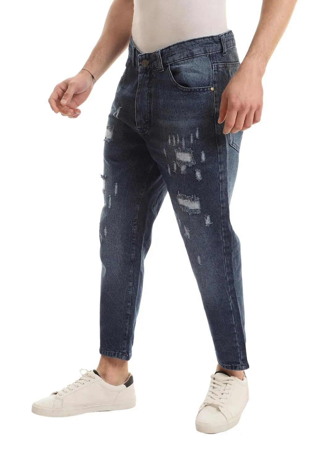 Front Wash With Splatter Colors Heather Jeans