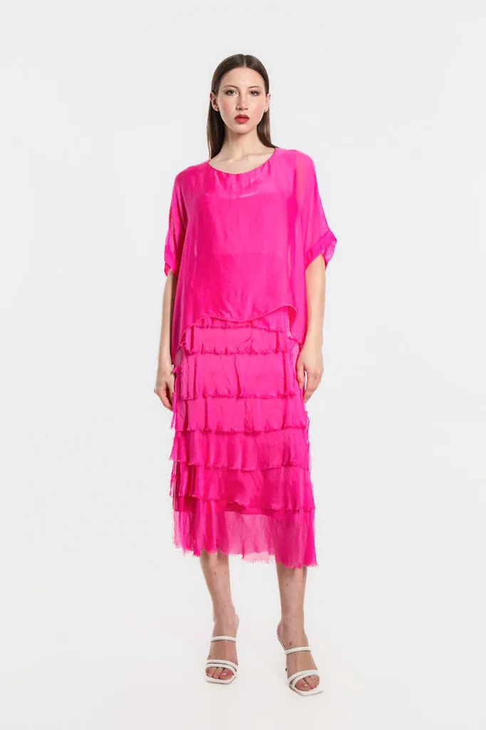 Gail Tiered Ruffle Dress (DQ206)