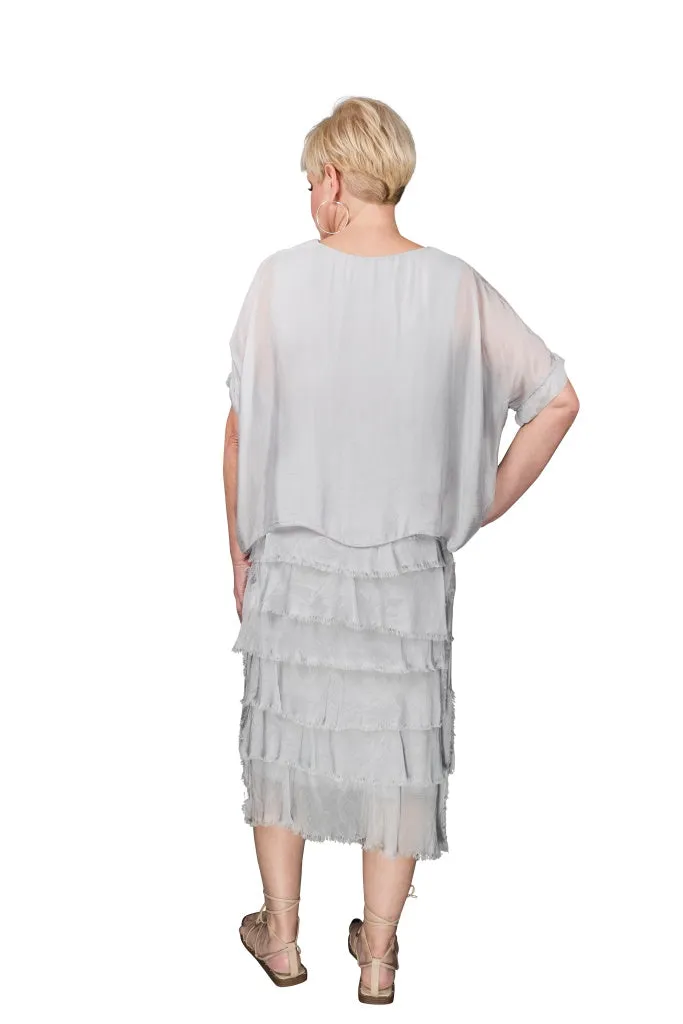 Gail Tiered Ruffle Dress (DQ206)