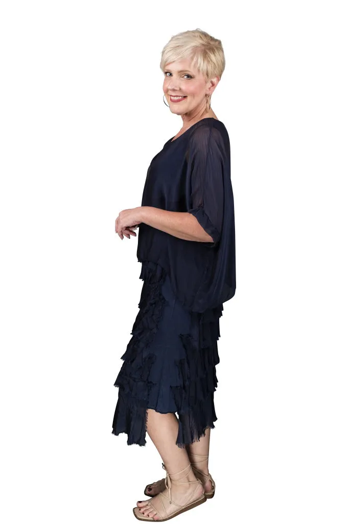 Gail Tiered Ruffle Dress (DQ206)