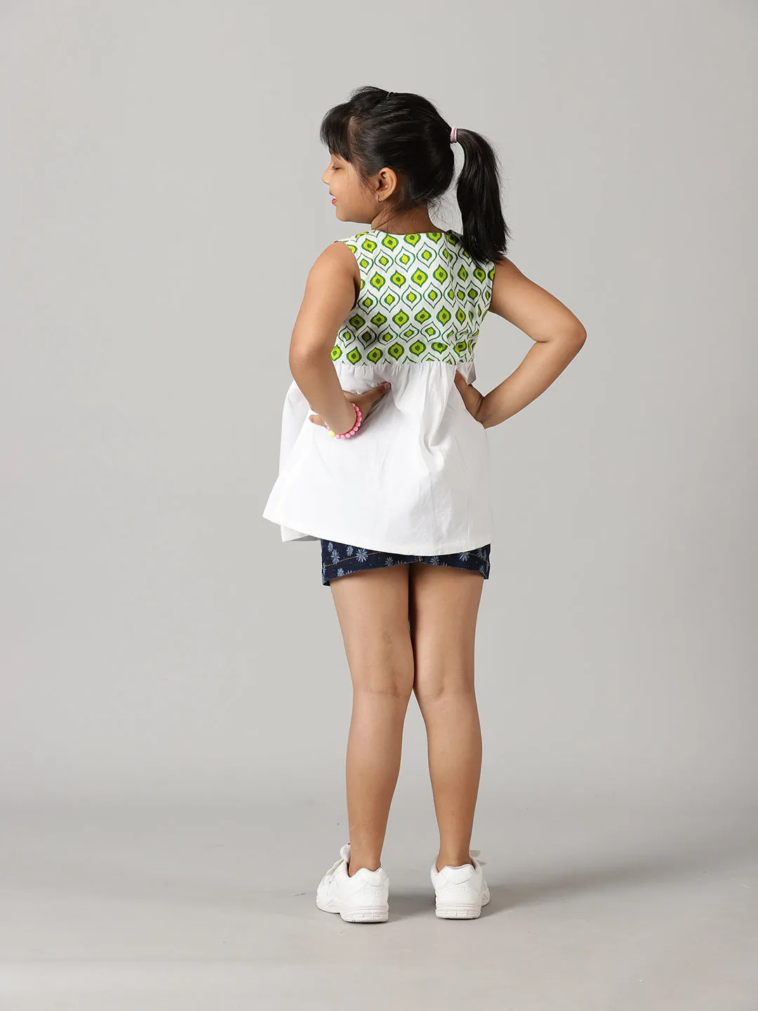 Girls Reversible Cotton Top