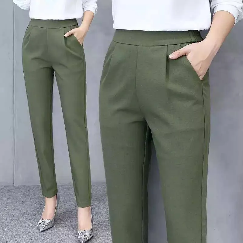 Harem Nine-Length Pants