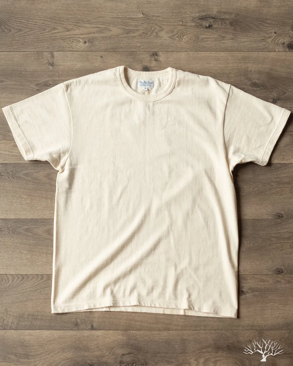 Heavyweight 9oz Loopwheel Tee - Ecru