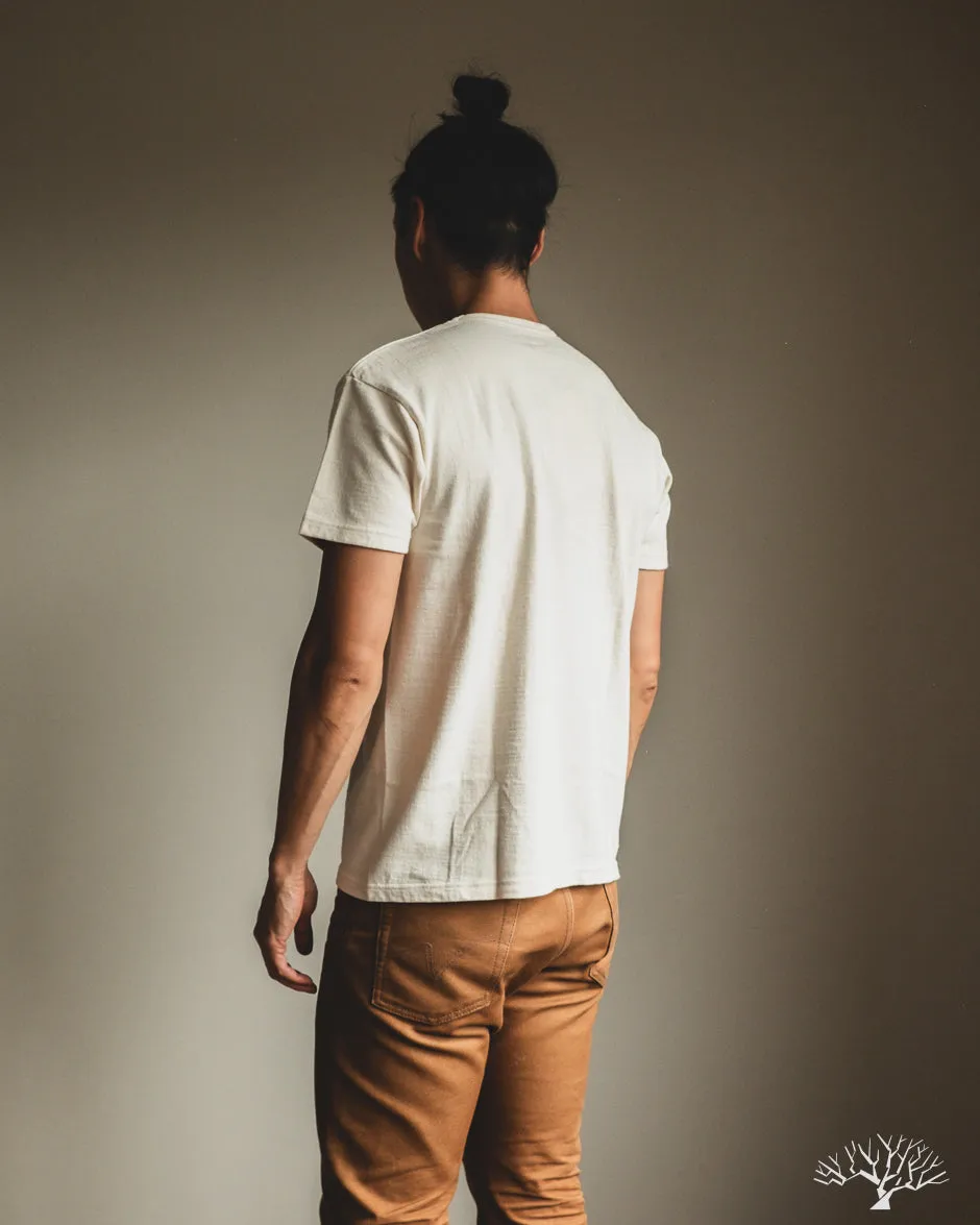 Heavyweight 9oz Loopwheel Tee - Ecru