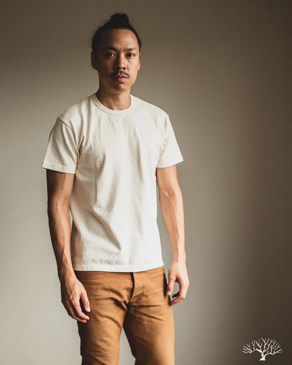 Heavyweight 9oz Loopwheel Tee - Ecru