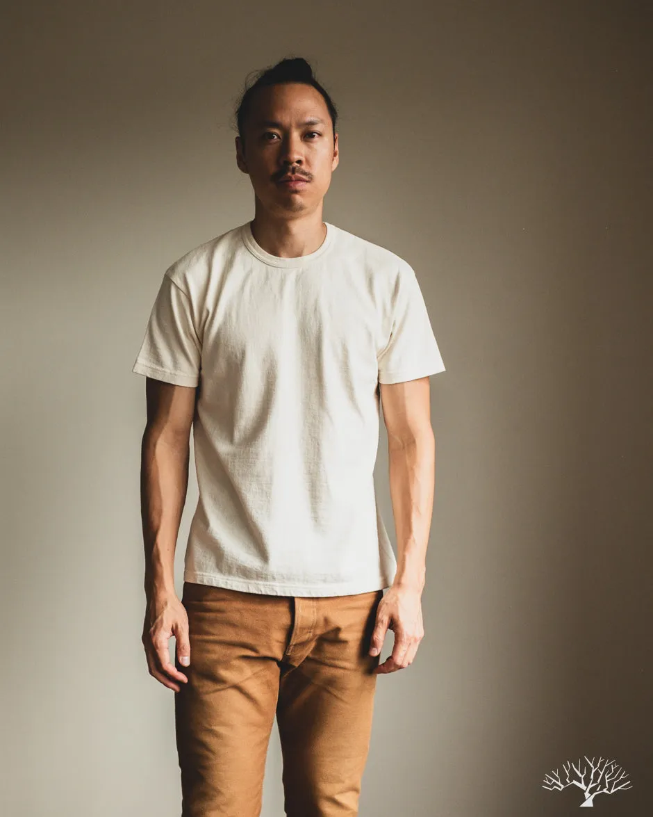 Heavyweight 9oz Loopwheel Tee - Ecru