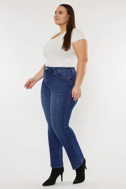 HI Curvy Plus Size Women Open Pack Slim Straight Jeans