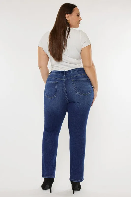 HI Curvy Plus Size Women Open Pack Slim Straight Jeans