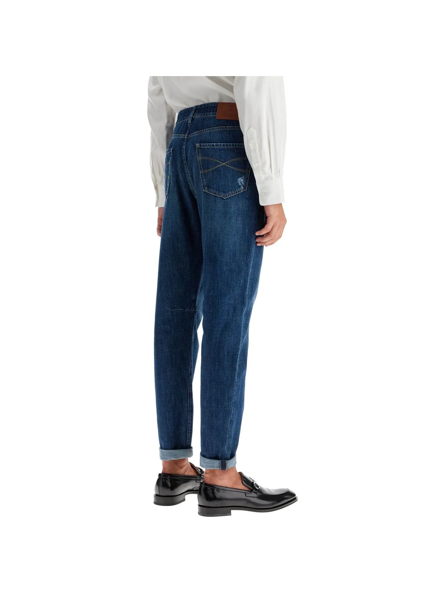 Leisure Fit Five-Pocket Jeans