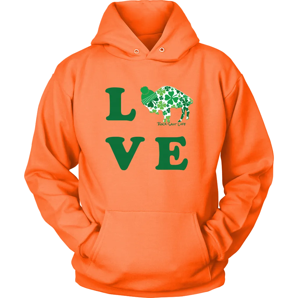 Lucky in BuffaLove Unisex Hoodie