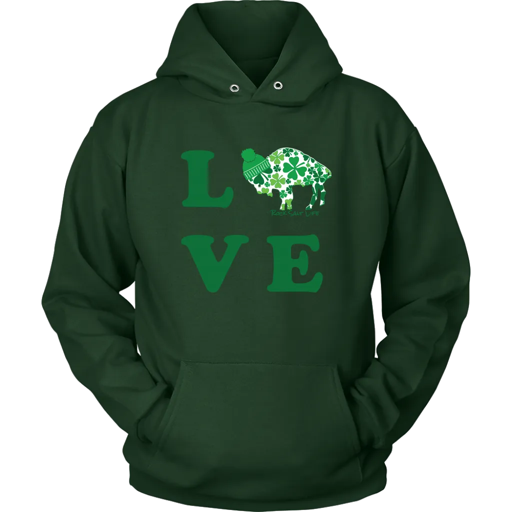 Lucky in BuffaLove Unisex Hoodie