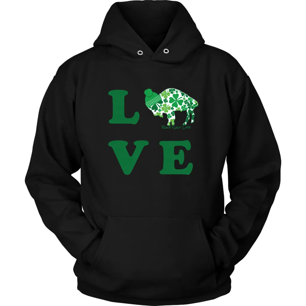 Lucky in BuffaLove Unisex Hoodie