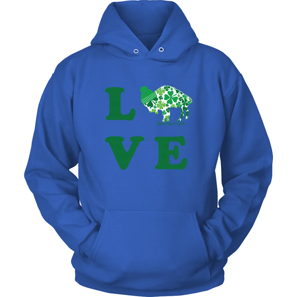 Lucky in BuffaLove Unisex Hoodie