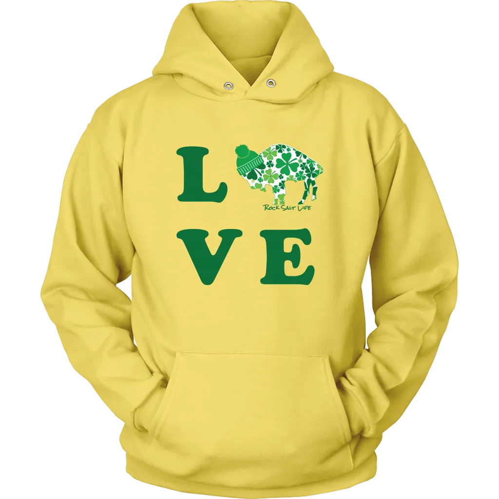 Lucky in BuffaLove Unisex Hoodie