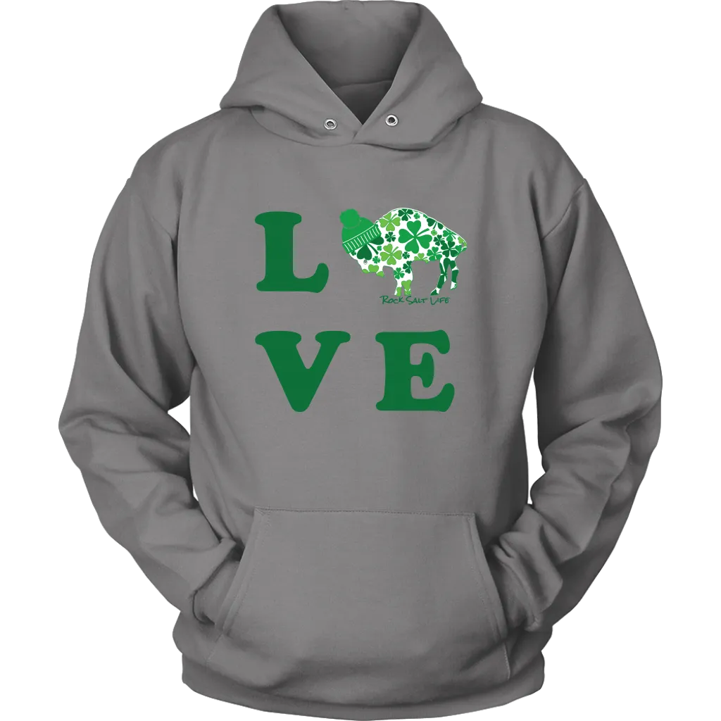 Lucky in BuffaLove Unisex Hoodie