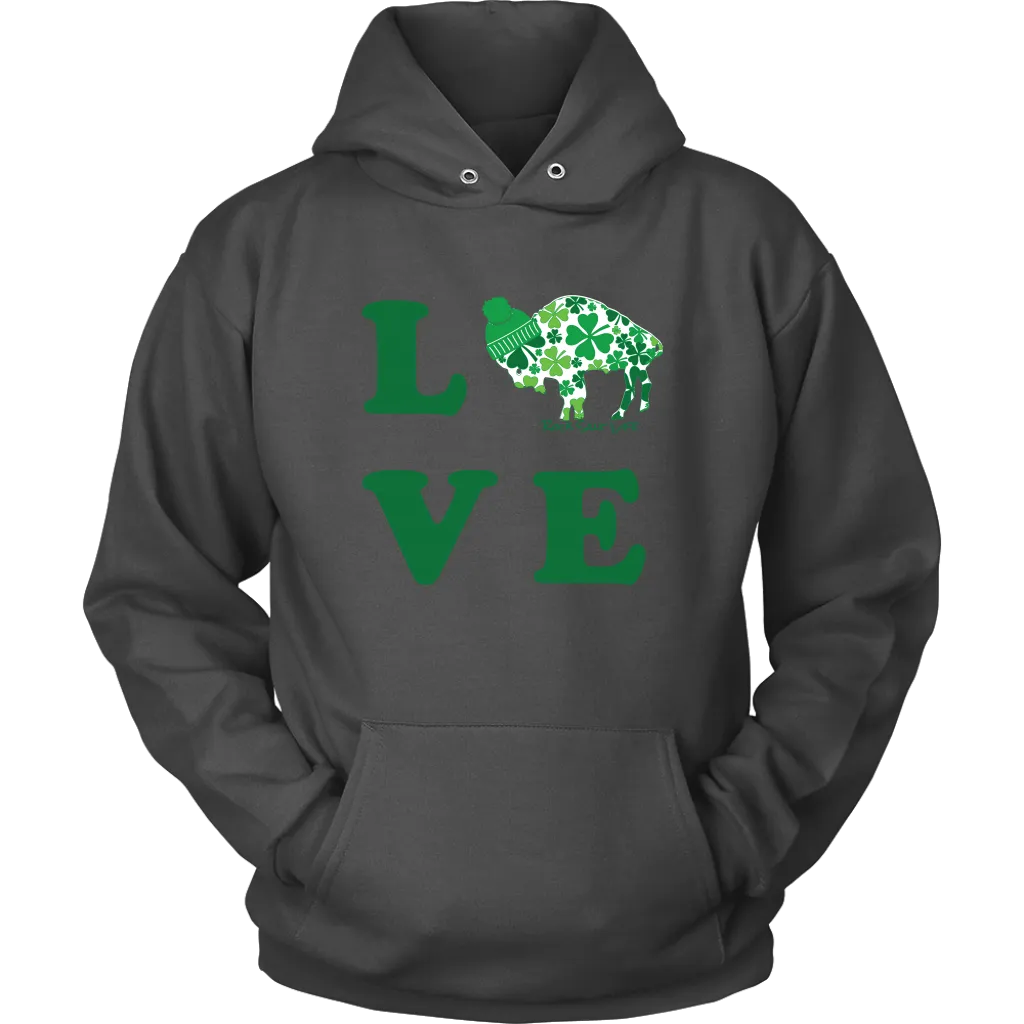 Lucky in BuffaLove Unisex Hoodie