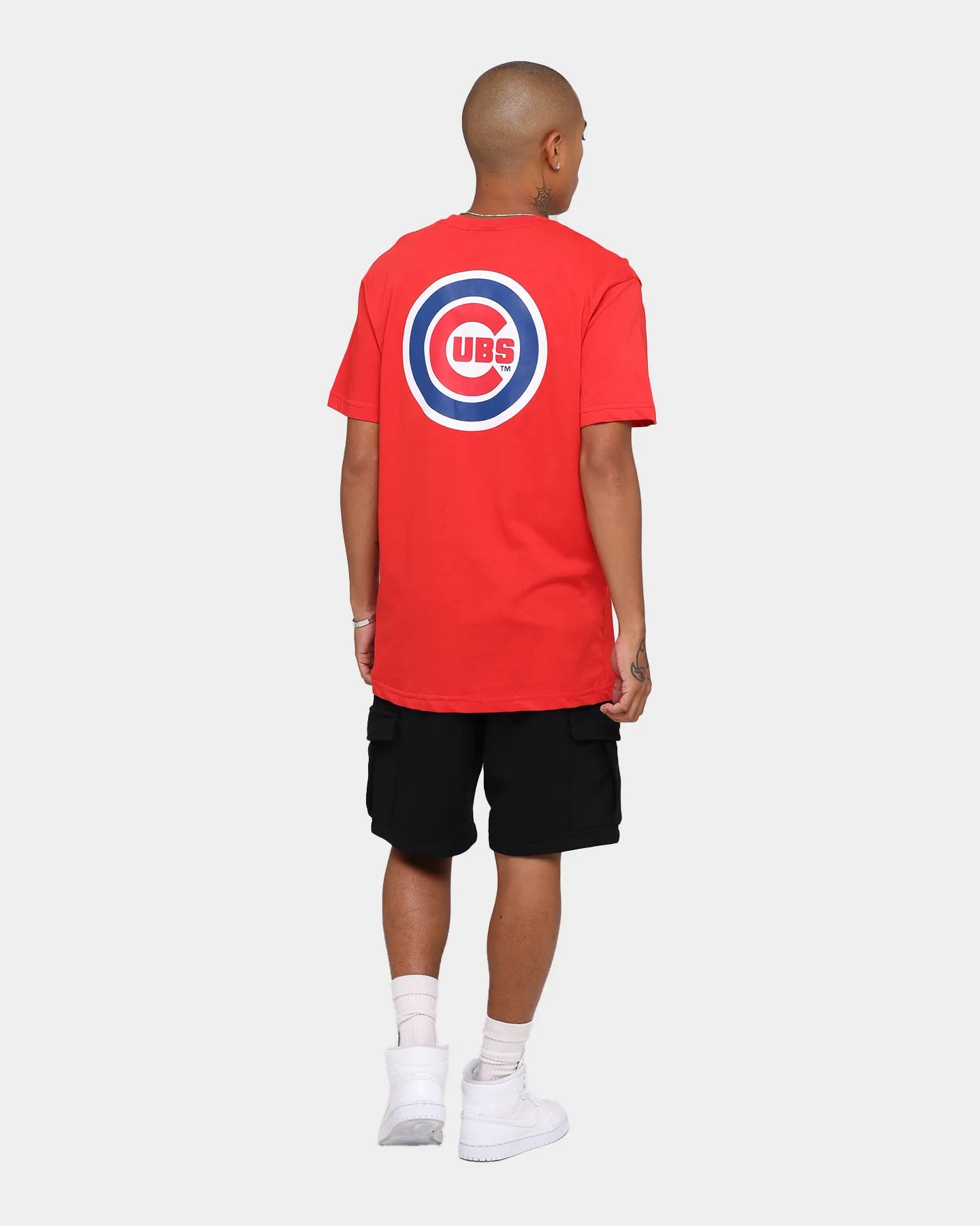 Majestic Athletic Chicago Cubs Jeaner Short Sleeve T-Shirt Red