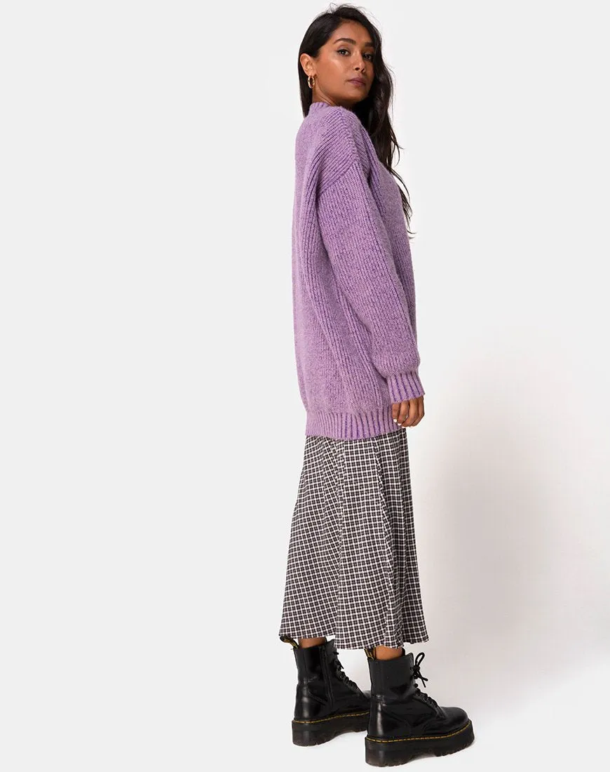 Mody Jumper Knitted in Light Purple