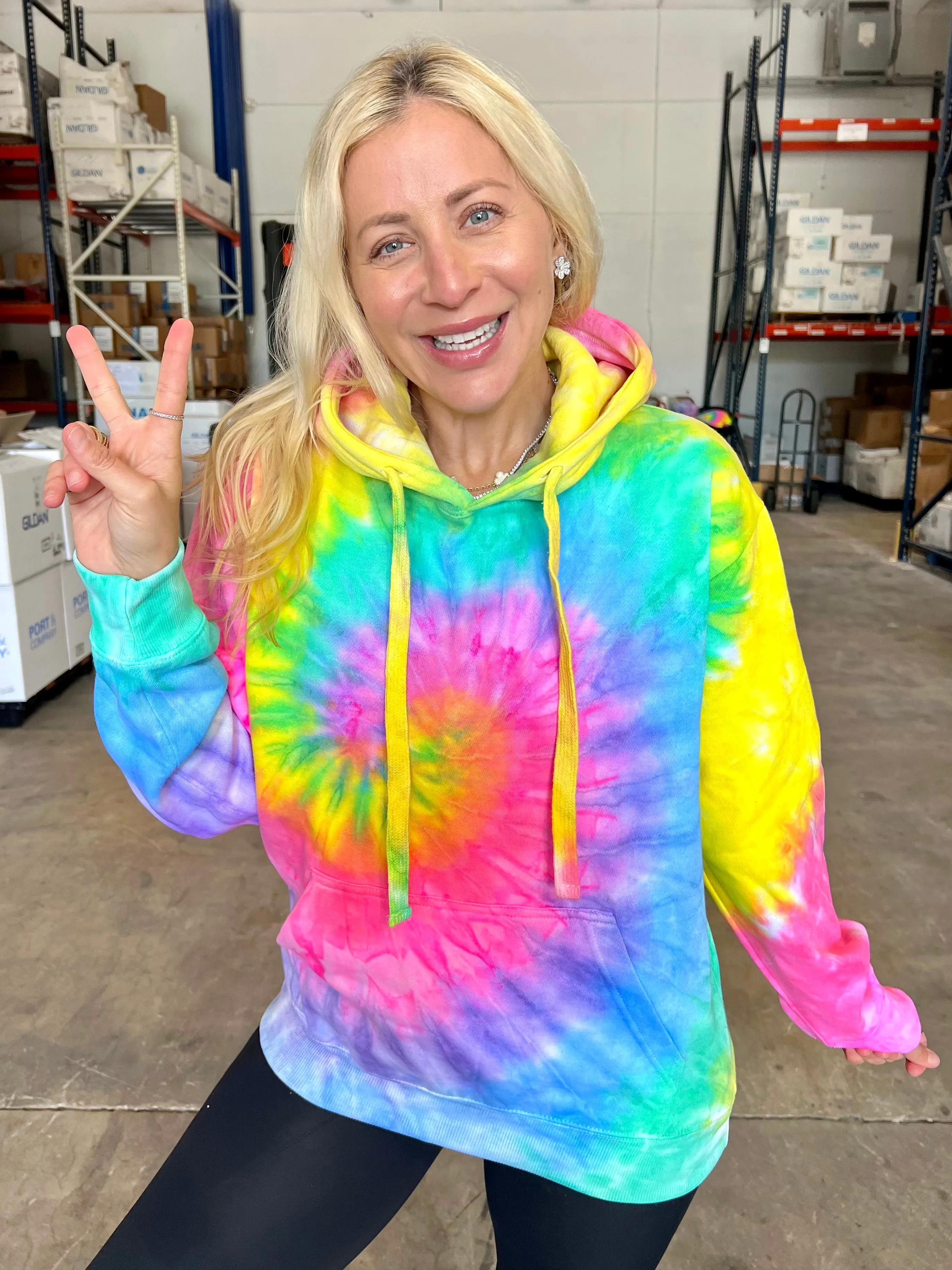 Mystery Tie-Dye Hoodie - Blank