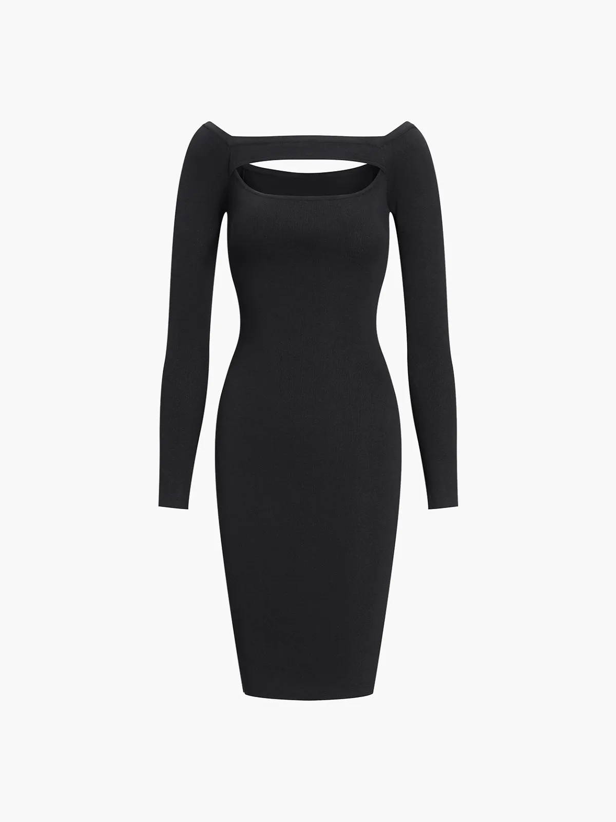 No Afterthought Off Trendy Shoulder Short Sweater Dress