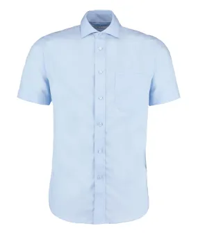 Premium non-iron corporate shirt short-sleeved (classic fit) | Light Blue