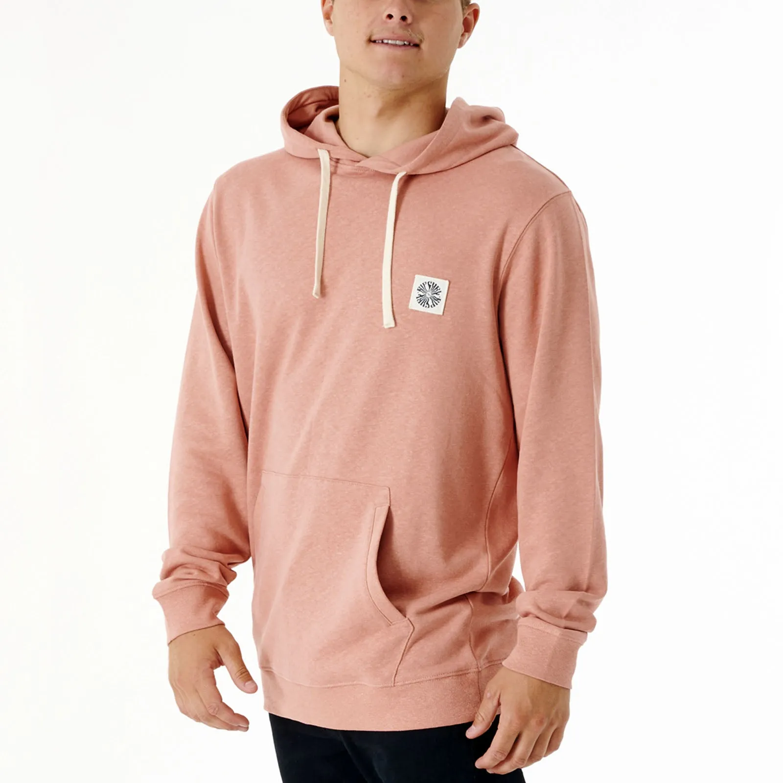 Rip Curl Mens Salt Water Culture Rails Pullover Hoodie - Dusty Rose