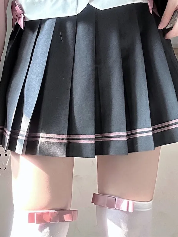 [Soft Sakura] Grey Pink JK uniform set